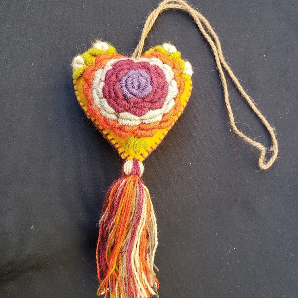 Hand stitched ornament/accent fling-SOLD - Picture 2 of 4